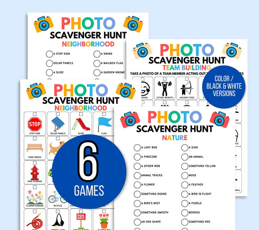 Kids Photo Scavenger Hunt